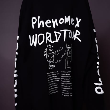 【AFYF ON GILDAN社】SOUVENIR LS T SHIRT2 [BLACK-PHENOMENON]