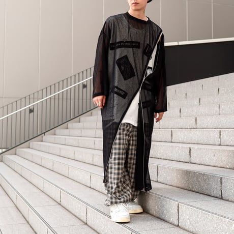 【AFYF】 EXTRA DRAGON ZIP T [MESH BLK]