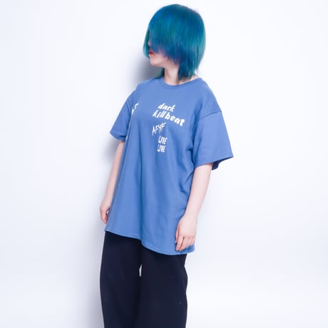 【AFYF】GILDAN® Premium Cotton 5.3oz Short Sleeve T-Shirt DARK BEAR DRUMMER T SHIRT [INDIGO]