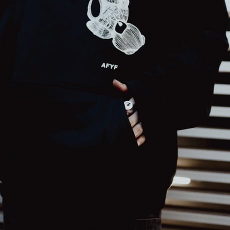 【AFYF ON GILDAN社】 SOUVENIR HOODED SW2 [BLACK-UFO CATCHER]
