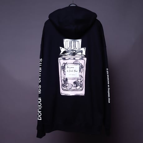 【AFYF ON GILDAN社】 SOUVENIR HOODED SW3 [BLACK-PERFUME]