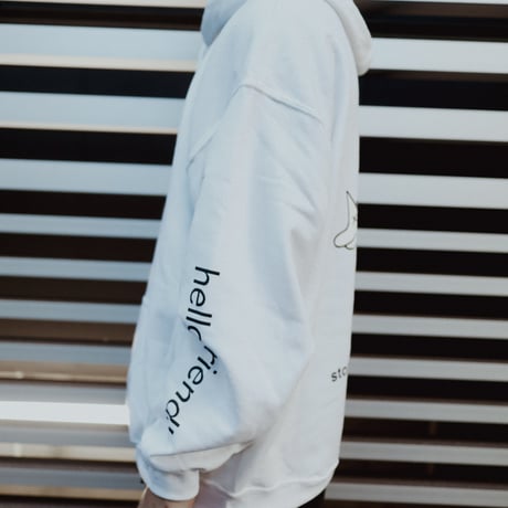 【AFYF ON GILDAN社】 SOUVENIR HOODED SW2 [WHITE-PEKETSUMU]