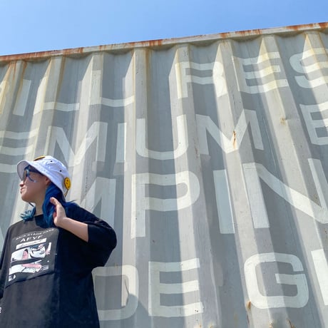 【AFYF】 KMN LIKE HUMAN PREMIUM T SHIRT [BK-DRUM]