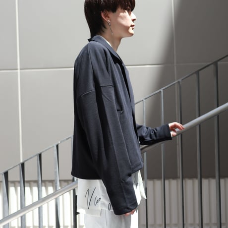 【CLASSIC ROV】(特選ミラノジャージ素材) GENDERLESS ST JKT [BLACK]