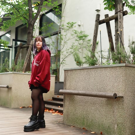 【AFYF ON GILDAN社】 DARK BEAR HOODED SW [MAROON-TSUMUTSUMU]