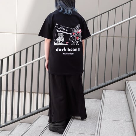 【AFYF】GILDAN® Premium Cotton 5.3oz Short Sleeve T-Shirt #2 ALICE&BEAR [BLACK]