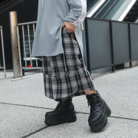 【AFYF】 ICON CIRCUS PANT [SEERSUKER BLK/WHT]