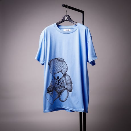 【AFYF ON GILDAN社】 RAINBOW BEAR T SHIRT [CAROLINA BLUE]