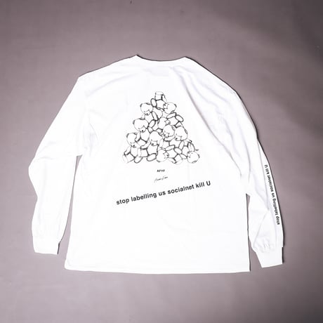 【AFYF ON GILDAN社】SOUVENIR LS T SHIRT1 [WHITE-TSUMBEAR]