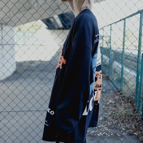 【AFYF ON GILDAN社】SOUVENIR LS T SHIRT2 [BLACK-3STAR]