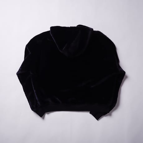 【AFYF】CHAT ZIP PARKA [FUR BLK］