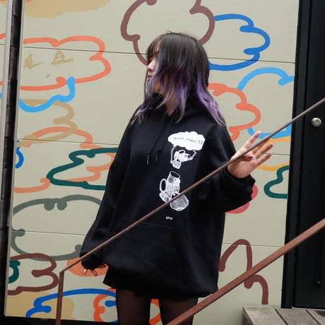 【AFYF ON GILDAN社】 SOUVENIR HOODED SW2 [BLACK-UFO CATCHER]