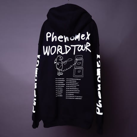 【AFYF ON GILDAN社】 SOUVENIR HOODED SW3 [BLACK-PHENOME]