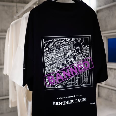 【AFYF】 KEMONERPREMIUM T SHIRT [BK-SUPERMK]