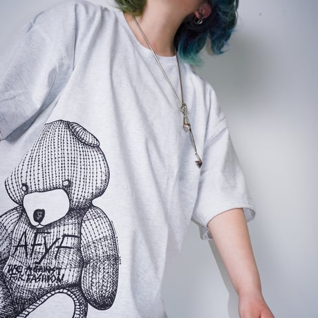 【AFYF】GILDAN® Premium Cotton 5.3oz Short Sleeve T-Shirt RAINBOW BEAR T SHIRT [ASH]