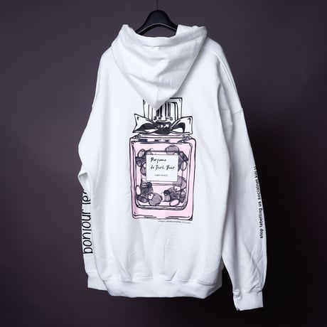 【AFYF ON GILDAN社】 SOUVENIR HOODED SW3 [WHITE-PERFUME]