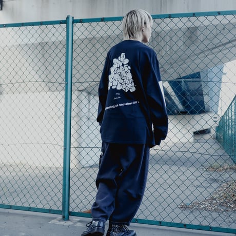 【AFYF ON GILDAN社】SOUVENIR LS T SHIRT1 [BLACK-TSUMBEAR ]
