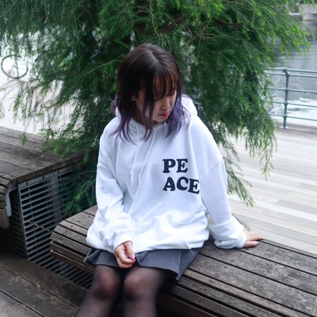 【AFYF ON GILDAN社】 SOUVENIR HOODED SW3 [WHITE-BEAR FLOWER]