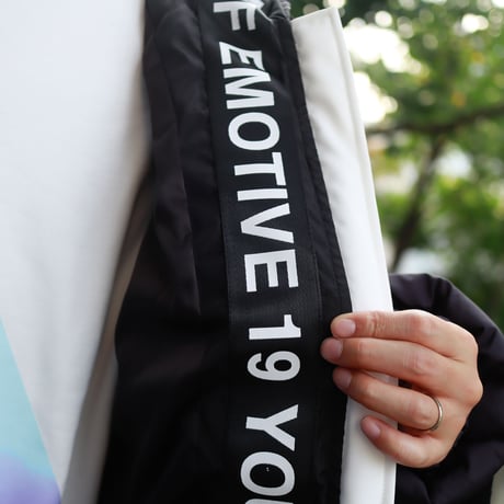 【AFYF】TAPING PACHING WINTER JACKET［グラデBLK］