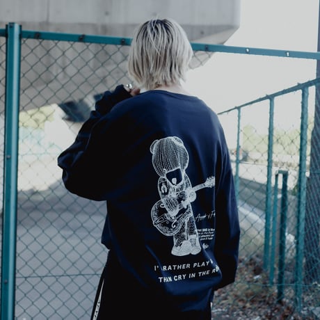 【AFYF ON GILDAN社】SOUVENIR LS T SHIRT1[BLACK-GUITAR]