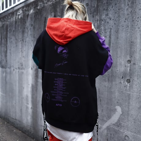 【AFYF】VANDALISMQUAD PULL PARKA [HOOD ORG］