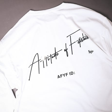 【AFYF ON GILDAN社】SOUVENIR LS T SHIRT1 [WHITE-SLEEVE BEAR]