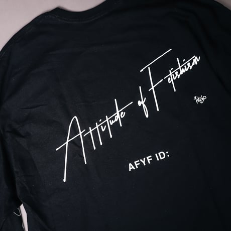 【AFYF ON GILDAN社】SOUVENIR LS T SHIRT1 [BLACK-SLEEVE BEAR]