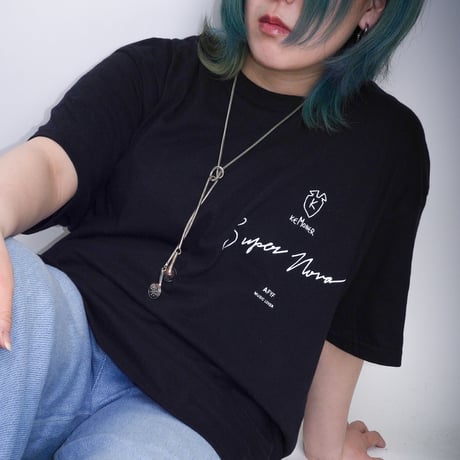 【AFYF】GILDAN® Premium Cotton 5.3oz Short Sleeve T-Shirt KEMONER LIVE [BLACK]