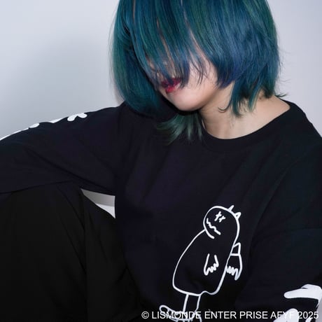 【AFYF】GILDAN® Ultra Cotton 6.0oz Long Sleeve T-Shirt #3  [BLACK-PHENOMENOX]