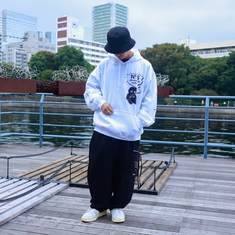 【AFYF ON GILDAN社】 SOUVENIR HOODED SW3 [WHITE-PERFUME]