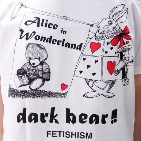 【AFYF】GILDAN® Premium Cotton 5.3oz Short Sleeve T-Shirt #2 ALICE&BEAR [WHITE]