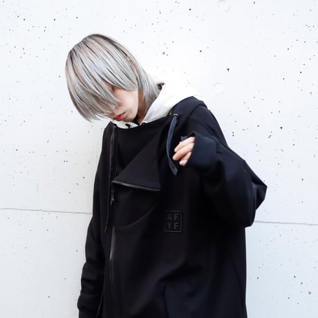 【AFYF】ASYME ZIP PARKA [PONT BLK］