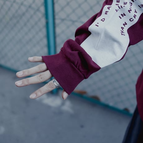 【AFYF ON GILDAN社】SOUVENIR LS T SHIRT1 [MAROON-TSUMBEAR]