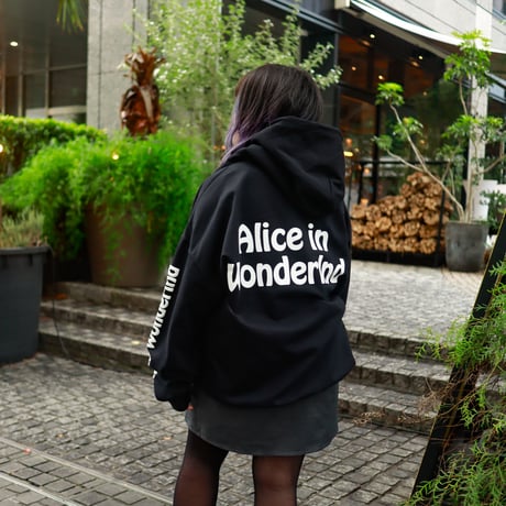 【AFYF ON GILDAN社】 SOUVENIR HOODED SW3 [BLACK-COLOR ALICE]
