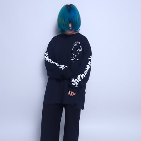 【AFYF】GILDAN® Ultra Cotton 6.0oz Long Sleeve T-Shirt #3  [BLACK-PHENOMENOX]