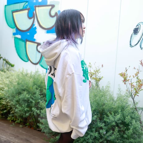 【AFYF ON GILDAN社】 SOUVENIR HOODED SW3 [WHITE-EARTH]