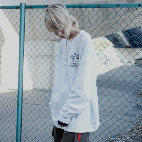 【AFYF ON GILDAN社】SOUVENIR LS T SHIRT2 [WHT-LIVEIN THE DARK]
