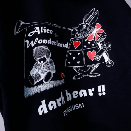 【AFYF ON GILDAN社】 SOUVENIR HOODED SW3 [BLACK-ALICE&BEAR]