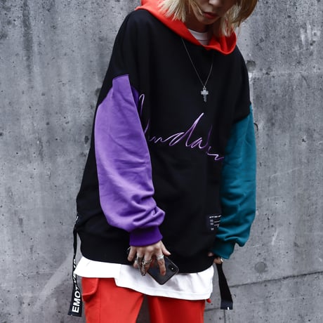 【AFYF】VANDALISMQUAD PULL PARKA [HOOD ORG］
