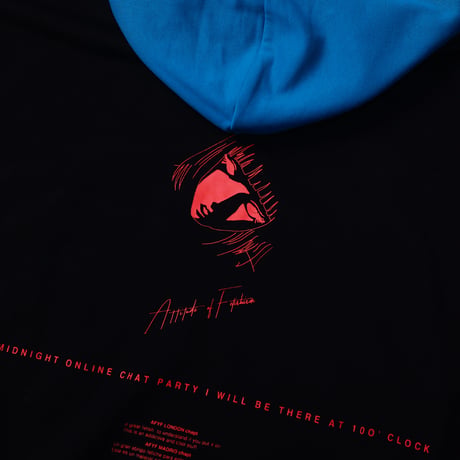 【AFYF】VANDALISMQUAD PULL PARKA [HOOD BLUE］