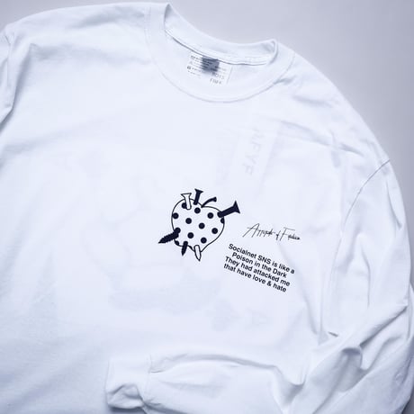 【AFYF ON GILDAN社】SOUVENIR LS T SHIRT1[WHITE-TRMPBEAR]