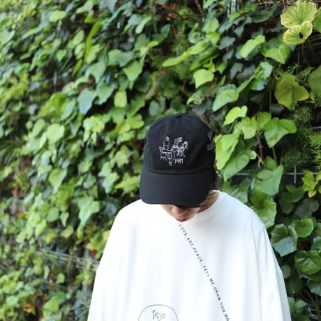 【AFYF ON NEWHATTAN社】 SMELLS LIKE  CAP [3PIECE BAND-BLACK]