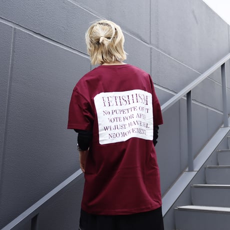 【AFYF ON GILDAN社】 RAINBOW BEAR T SHIRT [MAROON]