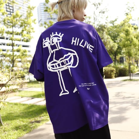 【AFYF ON GILDAN社】 SOUVENIR T SHIRT2 MONSTER [PURPLE]