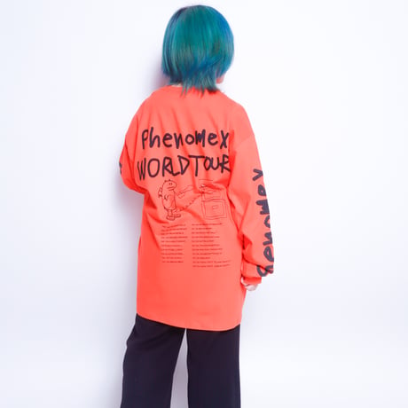 【AFYF】GILDAN® Ultra Cotton 6.0oz Long Sleeve T-Shirt #3 [ORANGE-PHENOMENOX]