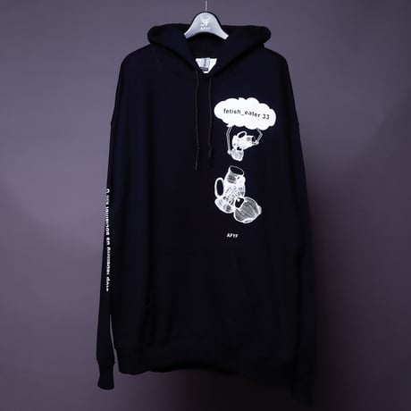 【AFYF ON GILDAN社】 SOUVENIR HOODED SW2 [BLACK-UFO CATCHER]