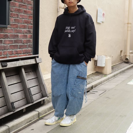 【AFYF ON GILDAN社】 SOUVENIR HOODED SW2 [BLACK-SLEEP]