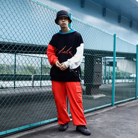 【AFYF】VANDALISMQUAD PULL PARKA [HOOD BLUE］