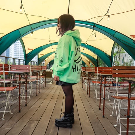 【AFYF ON GILDAN社】 SOUVENIR HOODED SW1 [MINT GRN-PEKEDOG]