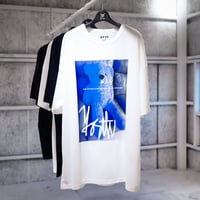 【AFYF】 MESH OVERSIZED 転写PRINT T SHIRT [WH-YOUTUBE]